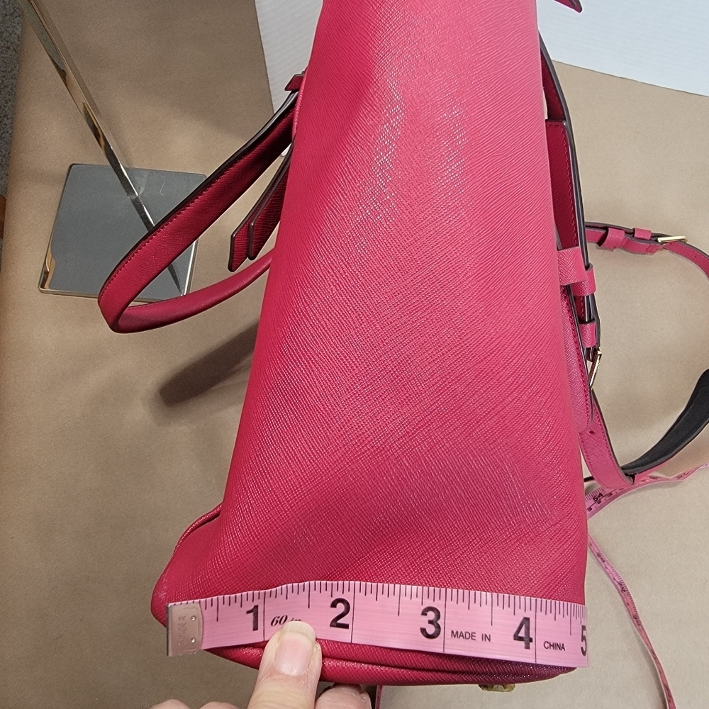 TUMI Varek Park Tote – Raspberry - Full Leather Laptop/Work Bag Style 734421RASP - Picture 14 of 16